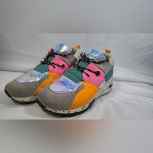 Cape Robbin Multi Color Lace Up Low Top Platform Athleisure Sneaker No Size
